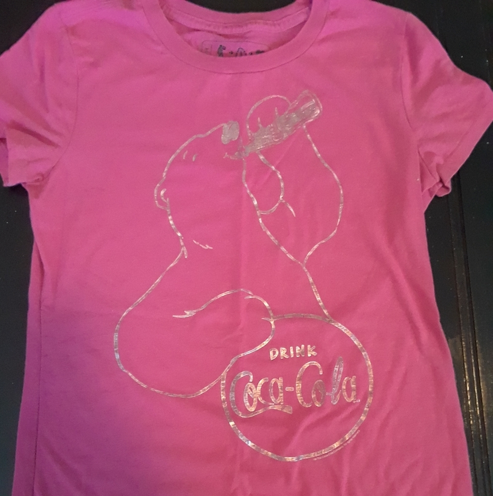 Pink Coca Cola Bear T-Shirt